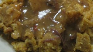 soul food cornbread dressing with stove top and jiffy